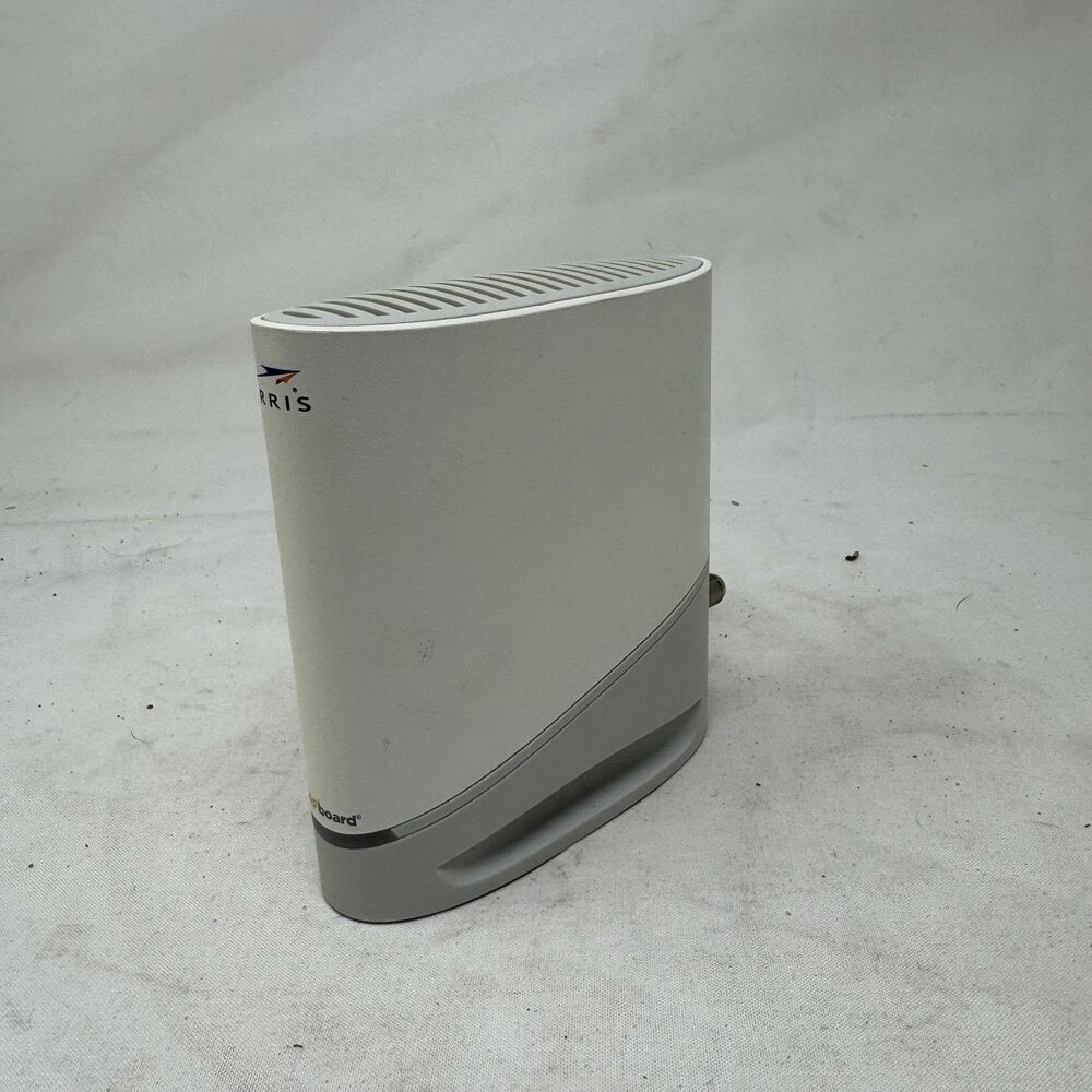 Arris S33 Docsis 3.1 Cable Modem White coaxial connector